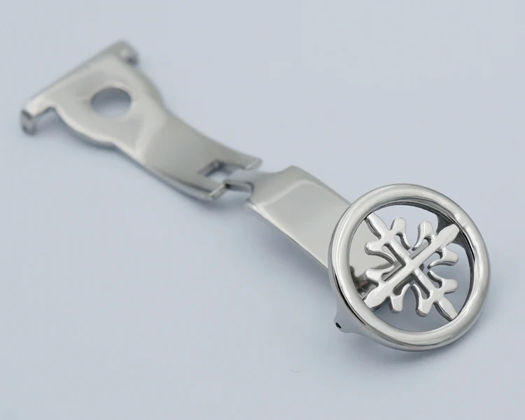 MAIKES с бирками Нержавеющая сталь часы застежка 18 мм 20 мм кожаный ремешок для часов бабочка туфли с ремешком и пряжкой для Patek