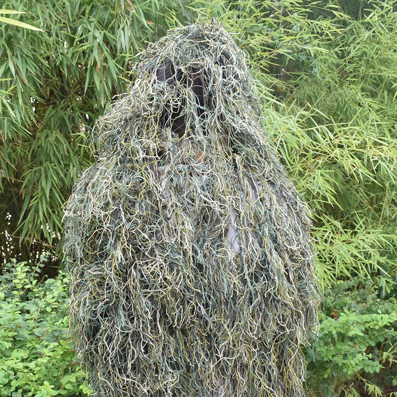 Ghillie костюм пустыня прочная дышащая сетка подкладка Охота камуфляж снайпер