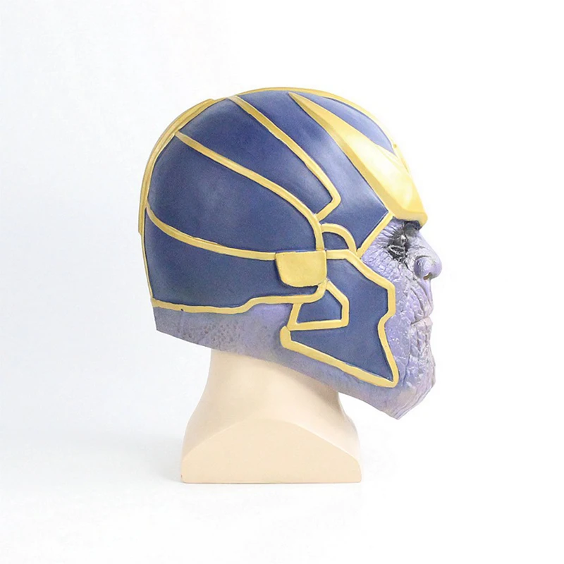 Thanos Tyrants Mask Latex Halloween Decor Infinity Gauntlet Avengers 3 Infinity War Unlimited Gloves Helmet Cosplay DropShipping