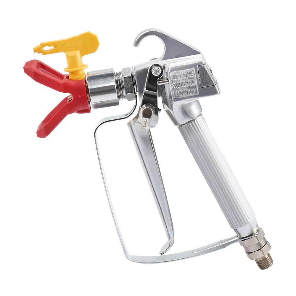 High Pressure Airless Paint Gun With Ergonomic Handle & Pump Nozzle