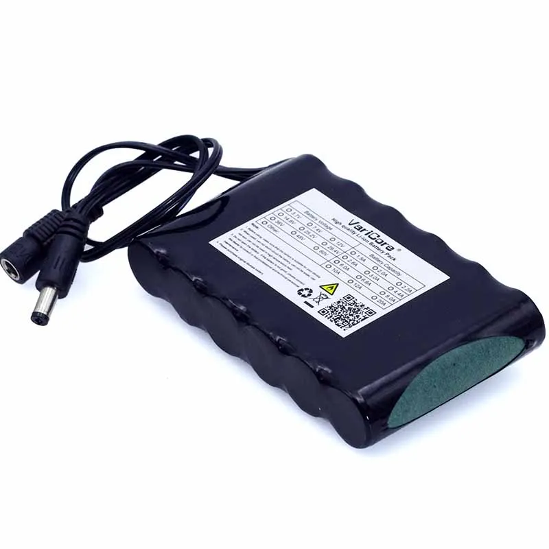  VariCore Portable Super 18650 Rechargeable Li-lon battery pack capacity DC 12 V 6800 Mah CCTV Cam M - 32908573863