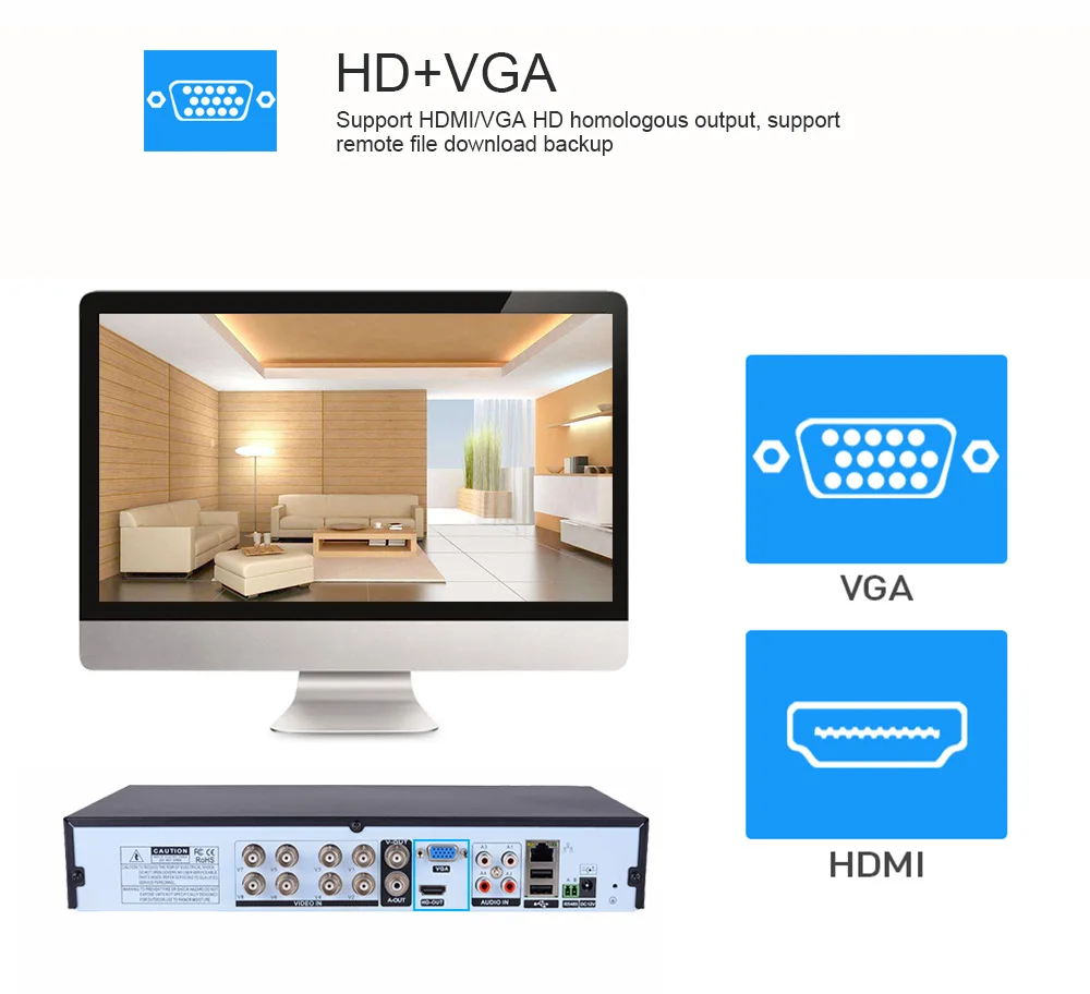 8CH 16CH 32CH CCTV NVR рекордер 1080P Onvif IP камера система безопасности 5 в 1 DVR с облаком P2P