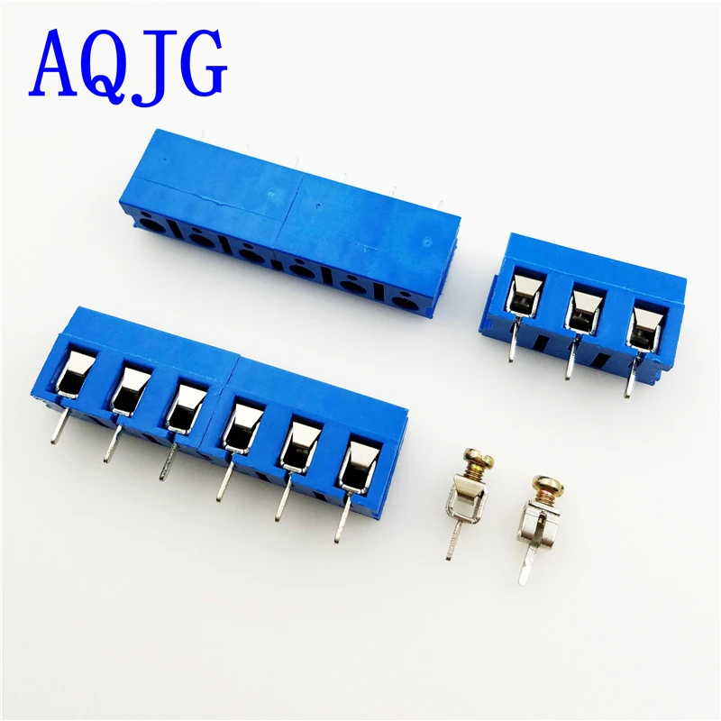 100Pcs/Lot KF375 3Pin 7.5mm pitch Terminal Connectors PCB terminal 2 pin 3P 300V 16A | Обустройство дома