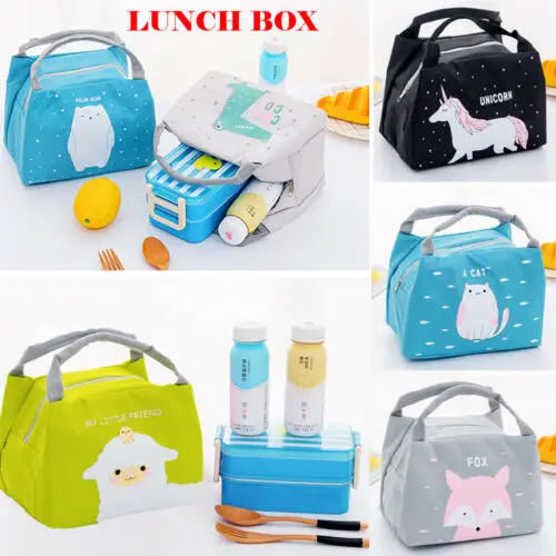 Cute Multicolor Optional Bags Portable Animal Thermal Insulated Cooler Waterproof Picnic Lunch Box Bag Pouch Bolsa de bento Cute Multicolor Optional Bags Portable Animal Thermal Insulated Cooler Waterproof Picnic Lunch Box Bag Pouch Bolsa de bento