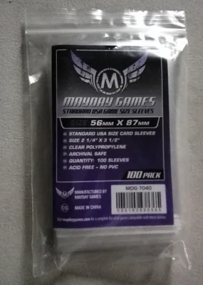 

5 Packs/lot Mayday Card Game Sleeve for 56*87mm Card Protector BANG MUNCHKIN Board Game Sleeve 7040