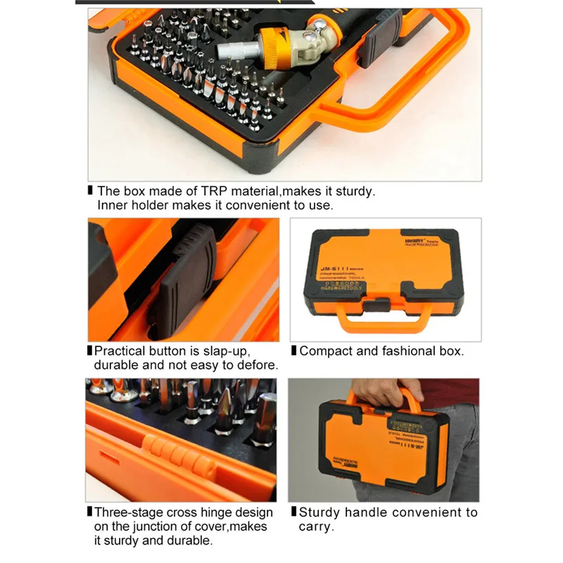 JAKEMY 69in1 Multi Функция ручные инструменты отвертка для ремонта набор ремонт телефона Pad бытовая техника сотовый телефон ручные инструменты