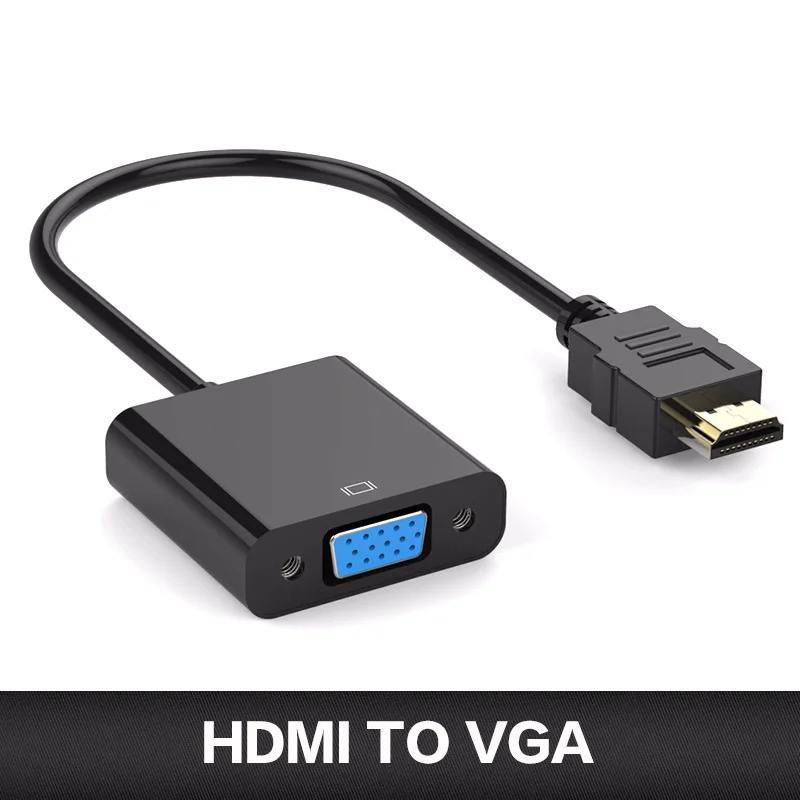 20pcs HDMI Transfer VGA Audio Power 1080P HD Adapterin Computer Cables