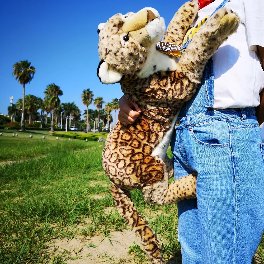 US $103.50 National Geographic 55CM Realistic Stuffed Animals Toy Leopard Plush Cheetah for Childrens Birthday Gifts