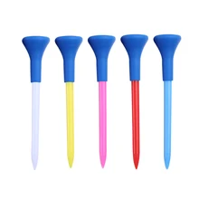 5 шт. 8,3 см T154 профессиональный гольф тройник пластиковый рог для гольфа тройник аксессуары для гольфа тренировочные принадлежности(разные цвета