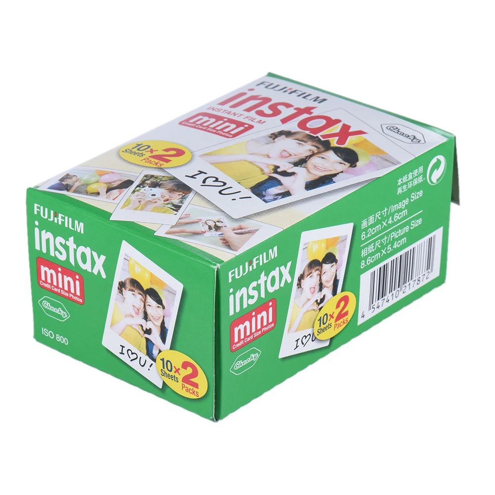 20 шт./кор. fujifilm instax mini 8 9 пленка 40 листов для камеры Instant mini 7 s 25 50 s 90 фотобумага белая кромка 3 дюйма широкая пленка 20 шт./кор. fujifilm instax mini 8 9 пленка 40 листов для камеры Instant mini 7 s 25 50 s 90 фотобумага белая кромка 3 дюйма широкая пленка