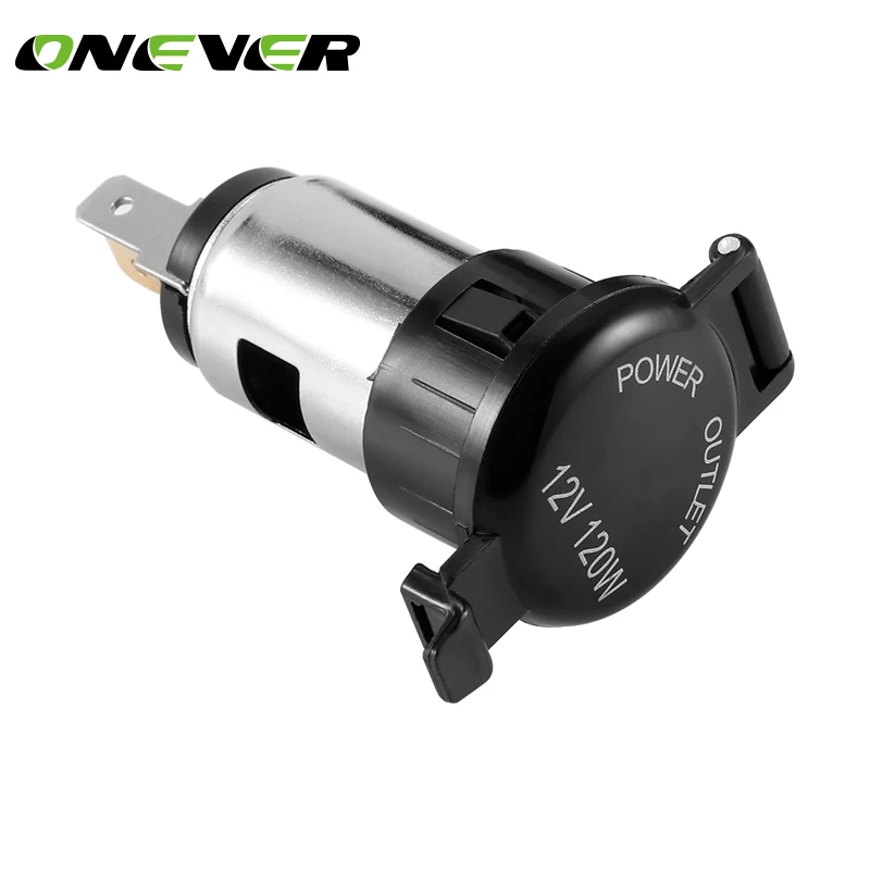 

Onever Cigarette Lighter Socket Heat Resistance GPS Socket Car MP3 Power Supply Car Audio Outlet Adapter
