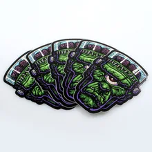 Водонепроницаемый Пластиковый ПВХ ноутбук скейтборд высечки логотип бампер под заказ виниловая наклейка- PX9019