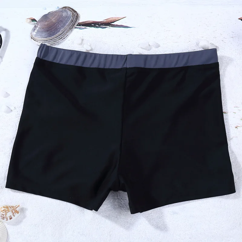 

New 2019 Kids Boys Swimwear Black Gray Swimming Trunks For Children Boys Summer Beachwear Boys Swimming Suits G7-K354