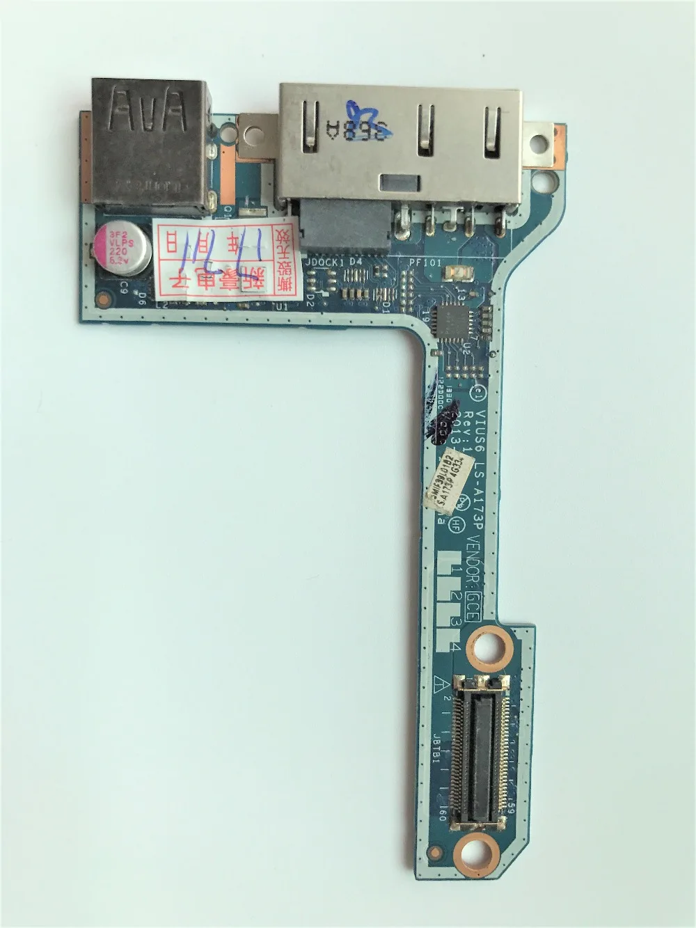 

ORIGINAL FOR Lenovo ThinkPad S540 DC power USB board 04X5186 VIUS6 LS-A173P