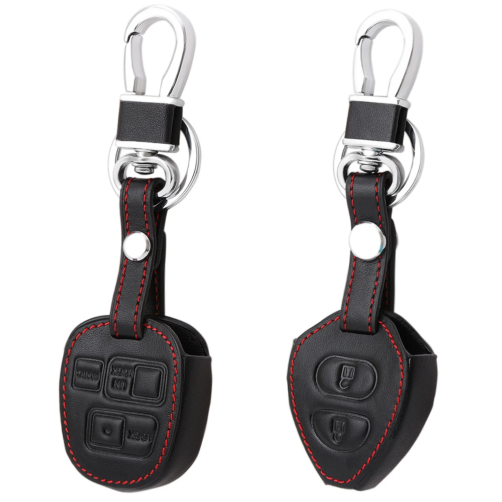

Car Keychain Key Cover Case For Toyota Highlander Land Cruiser Riez 86 Hilux Fortuner Rav4 Camry Prado CHR Prius