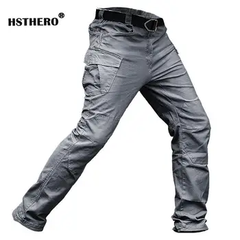

Cotton IX9 City Military Tactical Cargo Quick Drying Pants Men Combat Army Trousers Male Casual Mulit Pockets Long Pants