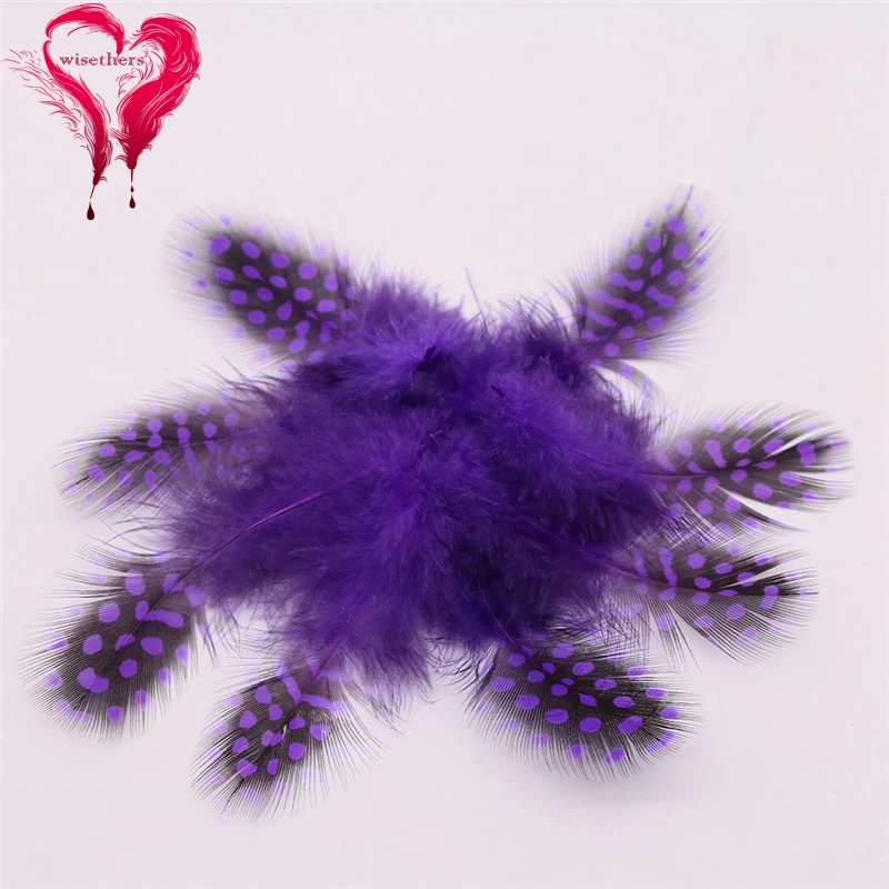 7 purple guinea fowl feather 2