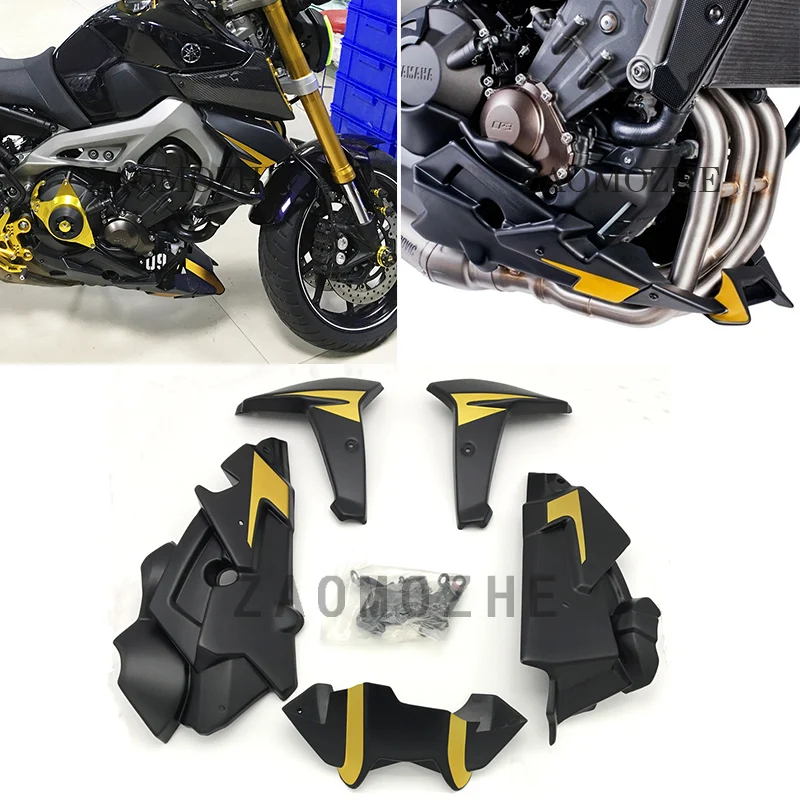 Для yamaha MT09 FZ09 MT 09 FZ 2013 2014 2015 МОТОЦИКЛ ABS lnjection обтекатель двигателя диверсии