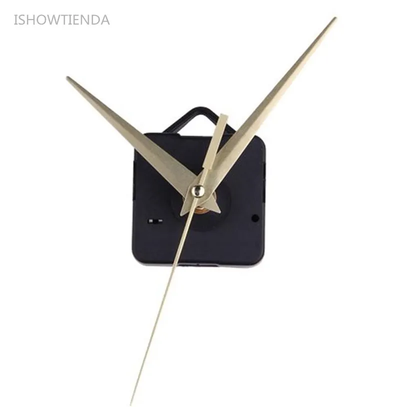 

ISHOWTIENDA Clocks Parts Simple Gold Hands DIY Quartz Wall Clock Large Reloj De pared Movement Mechanism Replacement Hot New