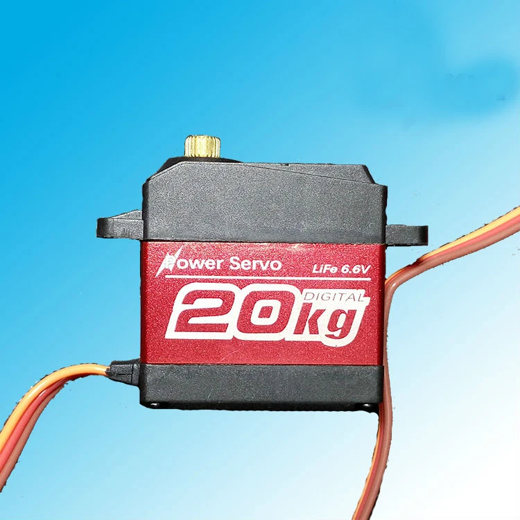 Large Torque 20kg Servo Motor With Metal Gear Shell Full Waterproof