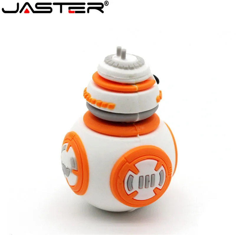 JASTER Star wars BB-8 usb флеш-накопитель 64 ГБ 32 ГБ флеш-накопитель 16 ГБ флеш-накопитель 8 ГБ мультяшная USB креативная флеш-карта памяти