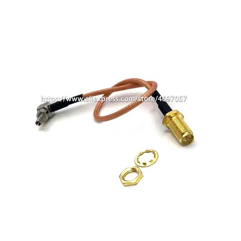 RP SMA мама к CRC9 RG316 кабель 3G 4G Wifi антенна удлинительный коаксиальный 10 см 15 20