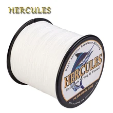 Hercules 6-100LB леска 4 нити плетеная карповая леска Pesca белая PE 100 м 300 м 500 м 1000 м 1500 м 2000 м Vissen шнур