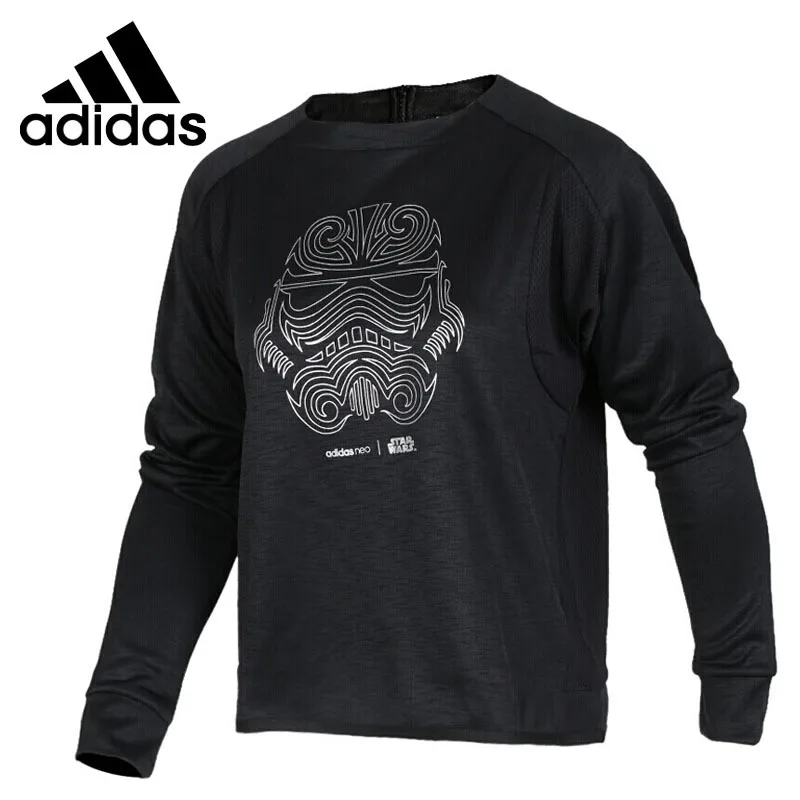 Новинка Оригинальная футболка Adidas NEO Label W SW Женский пуловер спортивная одежда |