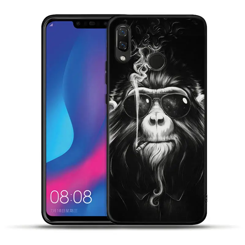 Крутой черный чехол ТПУ для huawei Honor 20 Pro 10 9 9i 8 Lite 8X 8C 7A 7X V20 View 20 чехол Etui - Цвет: H1249