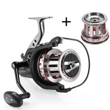 11+ 1BB шарикоподшипники спиннинговая Рыболовная катушка 4,7: 1 левая/правая Складная ручка рыболовное колесо ментальная катушка с катушкой LUN006