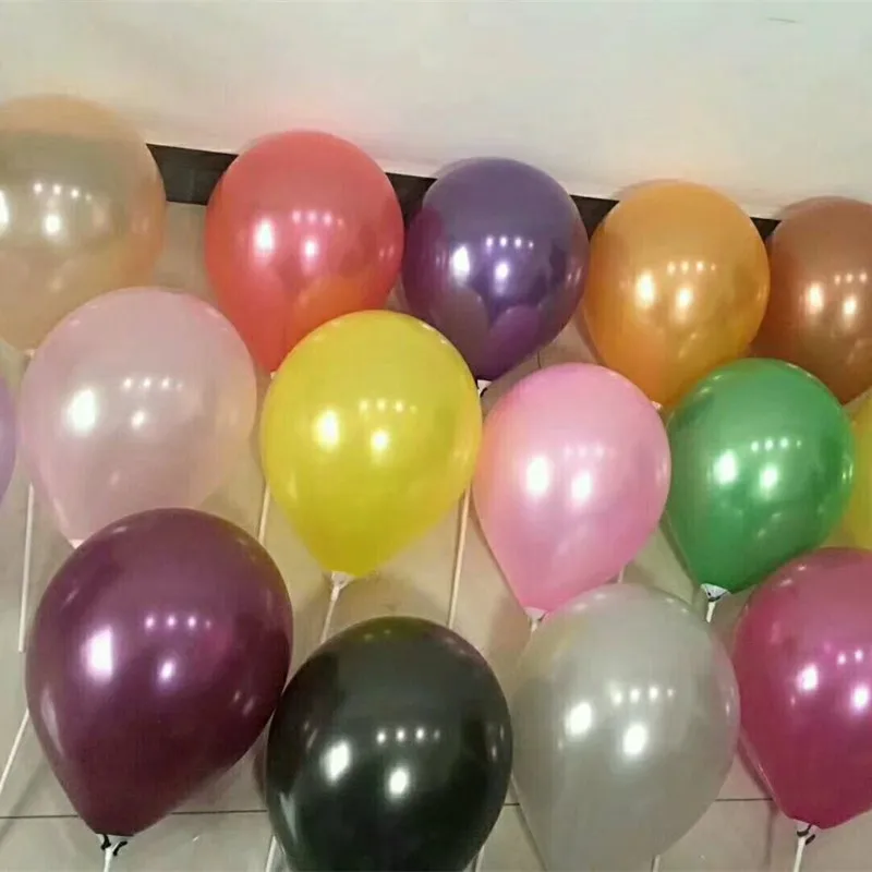 

Latex Balloons 10inch Helium Balloon 50pcs Inflatable Valentine's Day Decorations Air Balls Happy Birthday Party Balloons