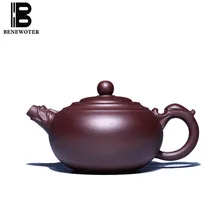 350cc фиолетовая глина yixing чайный горшок здоровье Zi грязь НЕОБРАБОТАННАЯ руда длинный горшок Ming Бытовая Посуда для напитков китайский чайный набор кунг-фу пуэр чайники