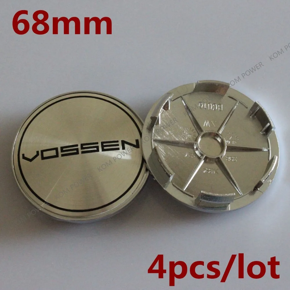 

KOM POWER 68MM CAP FOR VOSSEN Sticker Emblema Wheel Center Cap Centre Hub Cap Wheel Cover Centro Tapas Llantas Calota Centro