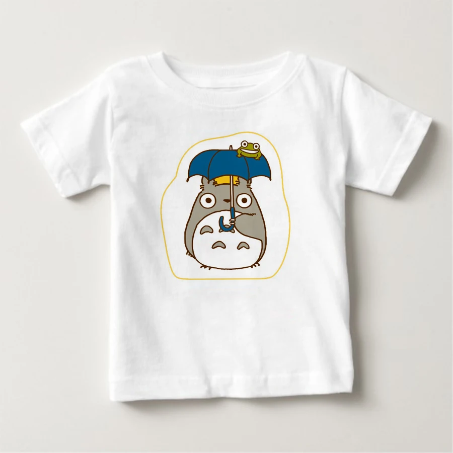

2018 Children Anime My Neighbor Totoro Print Funny T-Shirts Kids Summer Top Girls Boys Short Sleeve Clothes Baby T shirt