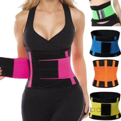 

Men Women Shapewear Sweat Belt Waist Cincher Trainer Trimmer Gym Body Shaper Unisex Sports Belt Waistband