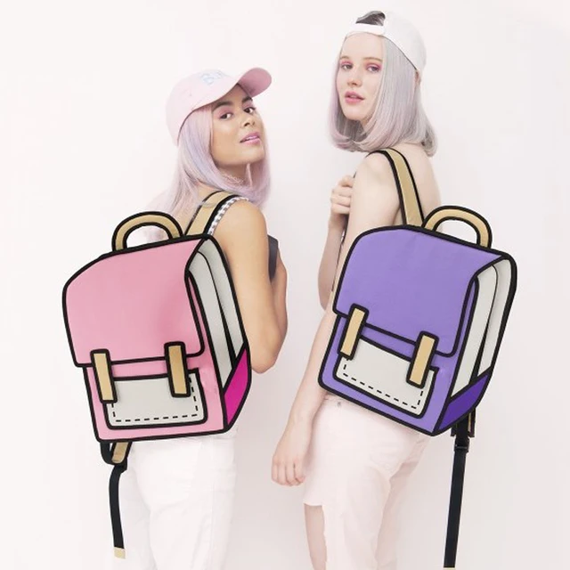 Kawaii 2D Cartoon Bag