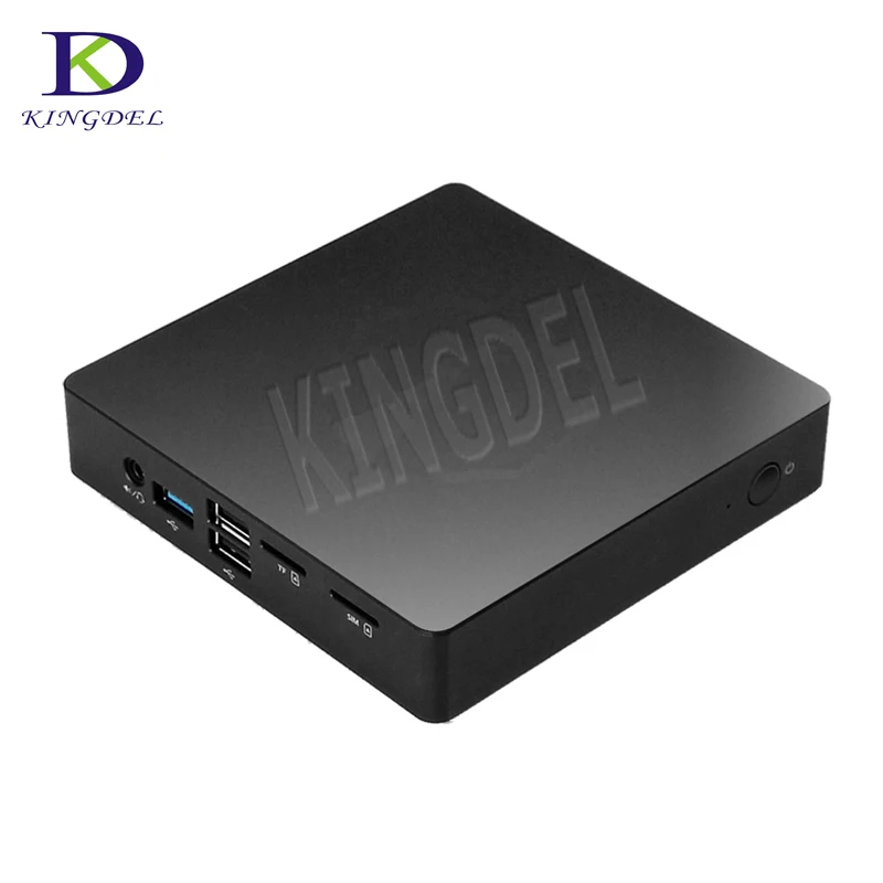 4 ядра mini pc c процессором Intel Celeron J1900 2,0 ГГц Поддержка HDMI VGA TF SIM windows7 неттоп компьютер без вентилятора USB3.0 HTPC