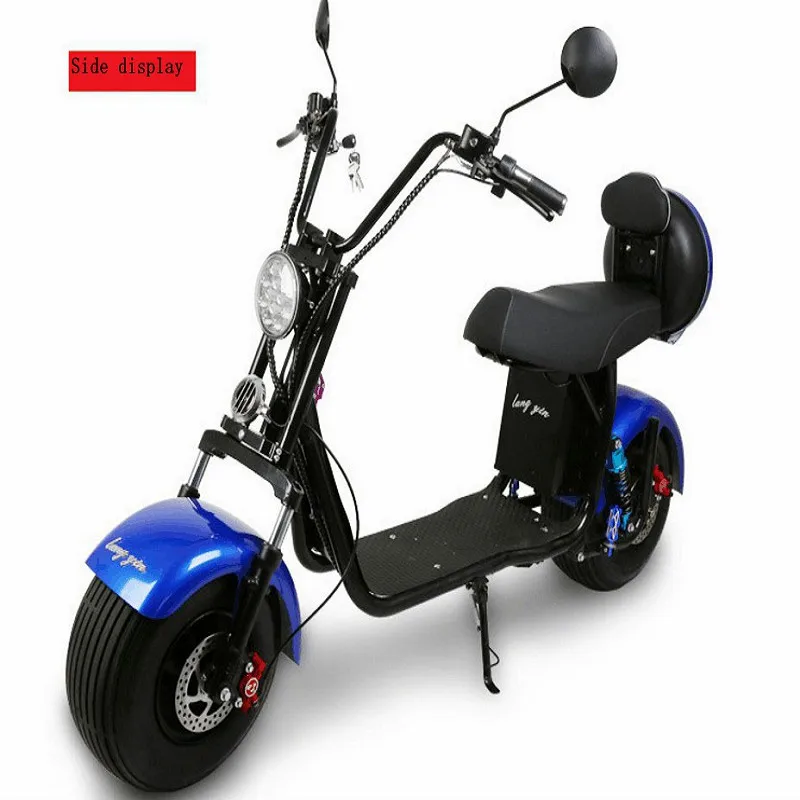 Top New Harley electric motorcycle electric scooter /Super long endurance /Harley car with a rear case/with a variety of desisn 12