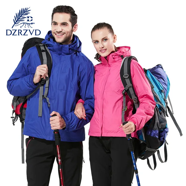 Cheap Winter men women Camping & Hiking jacket outdoor Sport coat  thermal fishing skiing down jacket Waterproof Windproof