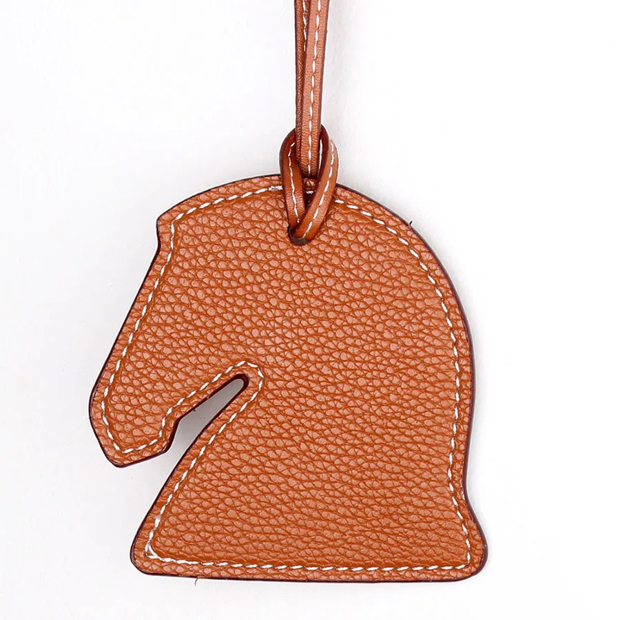 Известный бренд Дизайнерский Модный ручной работы из искусственной кожи брелок Лошадь Подвеска для рюкзака женская сумка Шарм - Цвет: B HORSE BROWN
