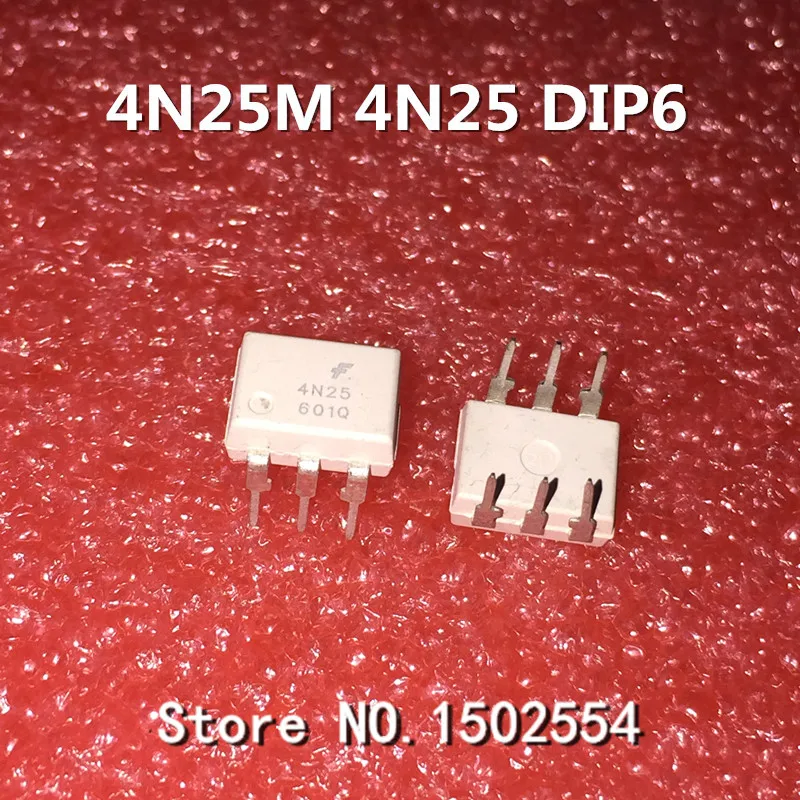 

50PCS/LOT 4N25M 4N25 DIP-6 (white) Optocoupler