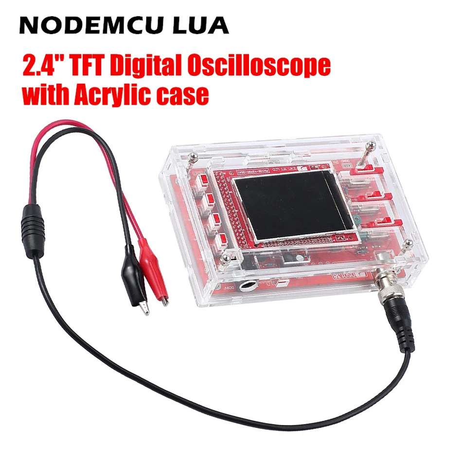 

Case DSO138 DS0138 2.4" TFT Pocket-size Digital Oscilloscope Handheld Acrylic DIY Case Cover Shell for DSO138