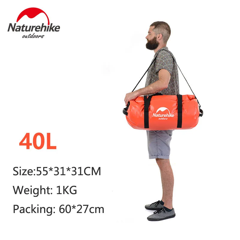 Naturehike Waterproof Swimming Dry Bag Outdoor Cycling Storage Bags Beach Drifting River Trekking Bag 40/60/90/120L NH16T002-S Naturehike Waterproof Swimming Dry Bag Outdoor Cycling Storage Bags Beach Drifting River Trekking Bag 40/60/90/120L NH16T002-S