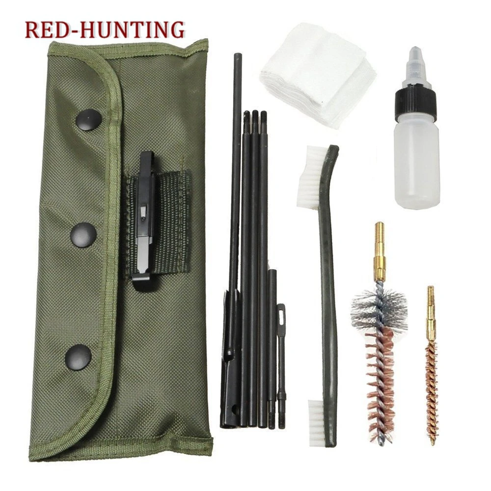 

Hot Sale 10 Piece .22cal 5.56mm Rifle Gun Cleaning Kit Set Cleaning Rod Nylon Brush Cleaner Gun Accessories Clean Tools