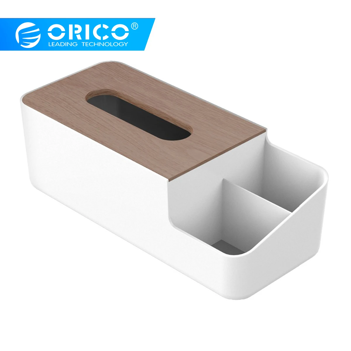 ORICO настольная многофункциональная коробка для хранения деревянный Органайзер пульт дистанционного управления коробки для хранения косметики
