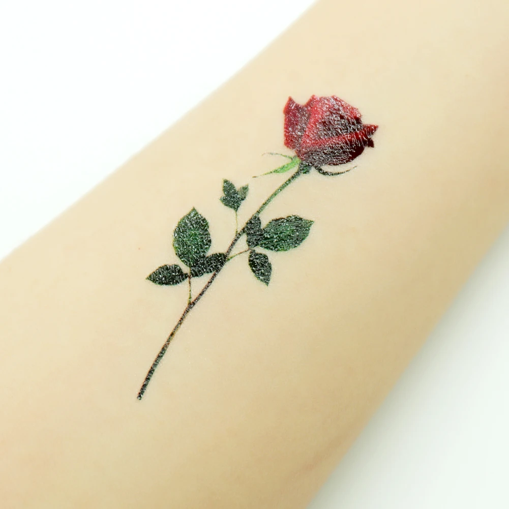 النساء مثير الوشم ملصق زهرة أصابع أصابع الجسم الفن مثير للماء المؤقتة الوشم وهمية رخيصة الاشياء T-109