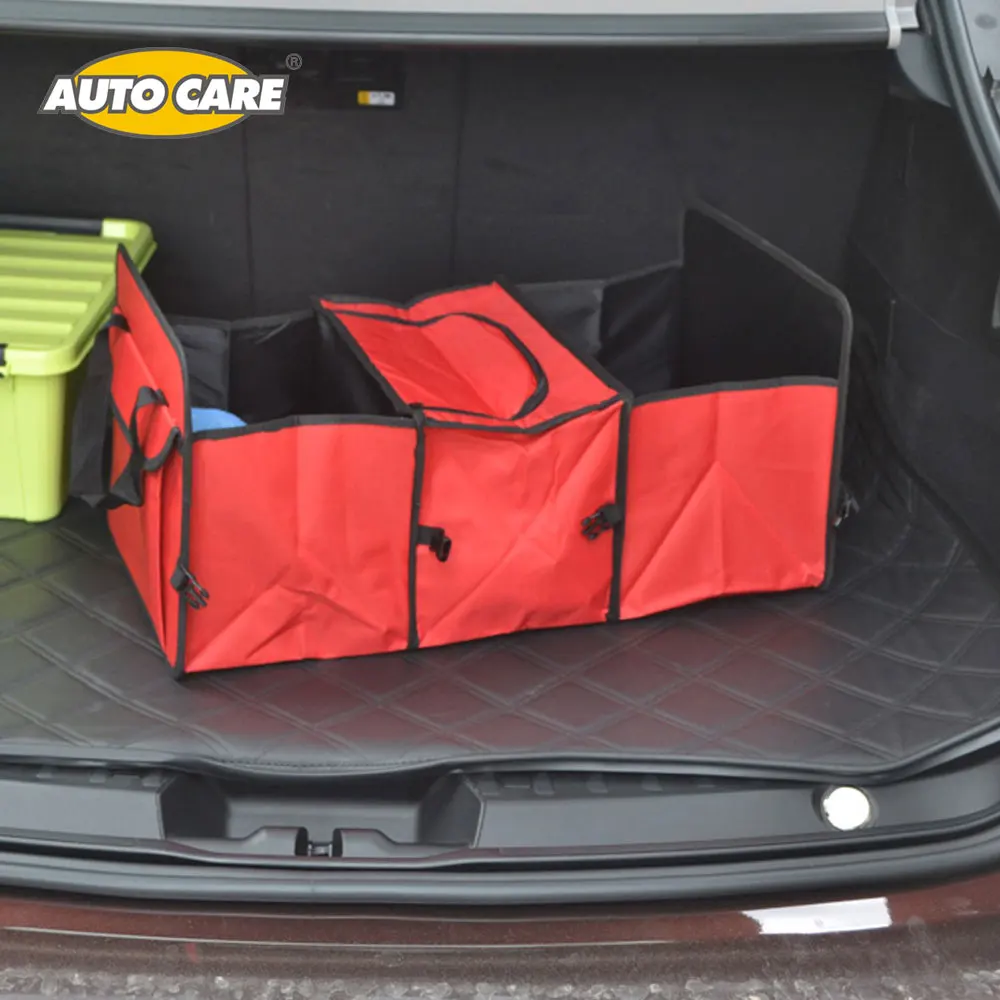 Сумка для хранения в багажник автомобиля ткань Оксфорд Складной грузовик Органайзер коробка автомобильный багажник аккуратная сумка органайзер коробка для хранения с охлаждающей сумкой