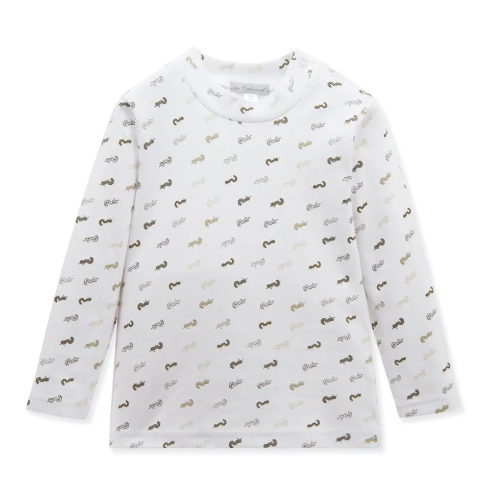 Г., 3 предмета, повседневные хлопковые футболки для новорожденных топы для маленьких девочек с принтом кошки, Осенние рубашки с длинными рукавами для маленьких мальчиков модные детские футболки - Цвет: SY3018