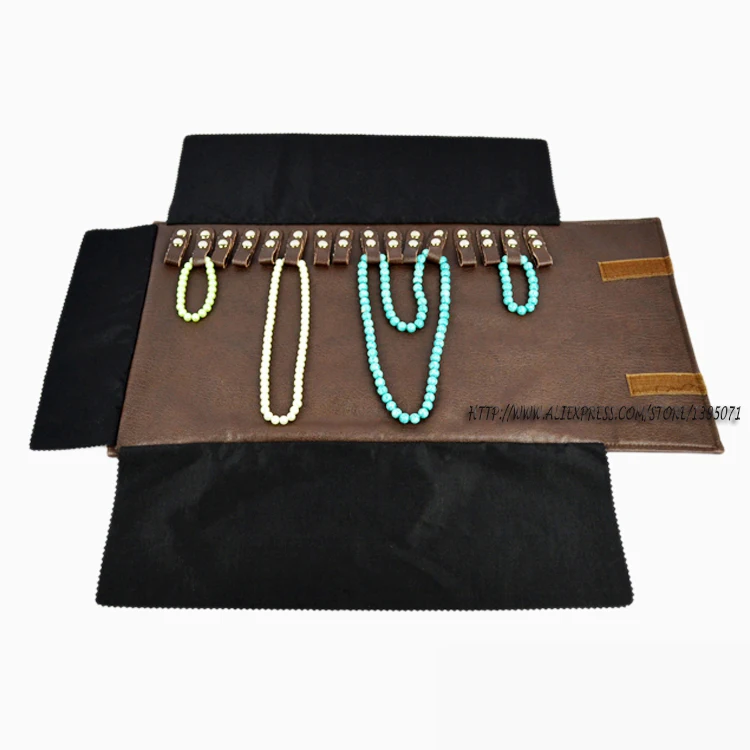 Great Soft Necklace Storage Bag Bracelet Travel Bag Folding Soft