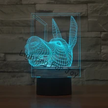 Новинка животных ночник 3D лампы Luminaria гаджет Высокое качество Светодиодное освещение Домашний Декор прикроватная ночник для ребенка Обувь для мальчиков